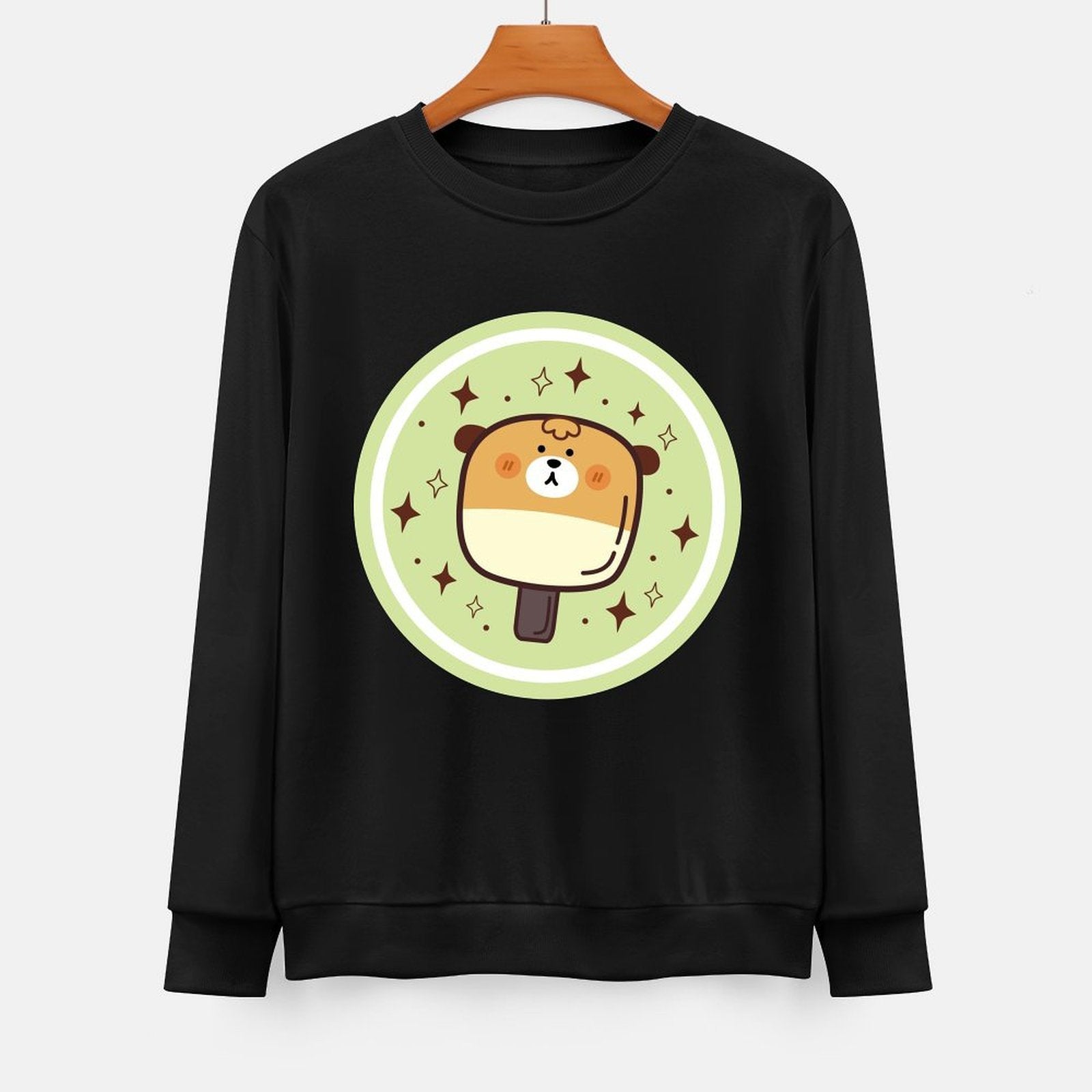 Front Patterned Long Sleeve TopPrint-Ready RegularFit